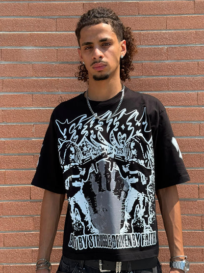 T-SHIRT STRUGGLE BLACK