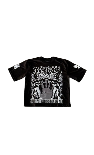 T-SHIRT STRUGGLE BLACK